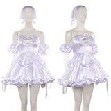 Cosplay Costume Sua Zombie Stage Alien Stage(2026) TV Cosplay Robe Blanche Femme Ver.2
