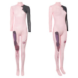 Cosplay Costume Sua Zombie Stage AU Alien Stage(2026) TV Cosplay Combinaison à Motif Tatouage Rose