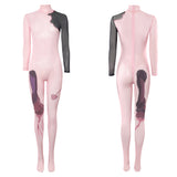 Cosplay Costume Sua Zombie Stage AU Alien Stage(2026) TV Cosplay Combinaison à Motif Tatouage Rose