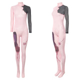 Cosplay Costume Sua Zombie Stage AU Alien Stage(2026) TV Cosplay Combinaison à Motif Tatouage Rose