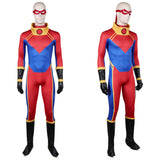 Cosplay Costume Sunspot X-Men ‘97 Saison 2(2026) TV Cosplay Combinaison Bleue et Rouge Homme