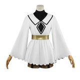 Cosplay Costume Sylphiette Mushoku Tensei: Jobless Reincarnation Saison 3(2026) Anime Cosplay Robe Verte et Blanche Femme