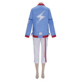 Cosplay Costume Tamamo Cross Pretty Derby Anime Cosplay Tenue Blanche et Bleue Femme