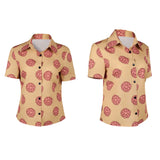 Cosplay Costume Tashigi One Piece Live Action 2(2026) TV Cosplay Chemise Jaune Imprimée Femme