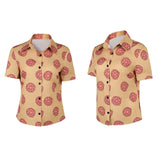 Cosplay Costume Tashigi One Piece Live Action 2(2026) TV Cosplay Chemise Jaune Imprimée Femme