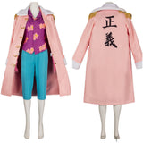 Cosplay Costume Tashigi One Piece Live Action 2(2026) TV Cosplay Tenue Rose et Bleue Femme