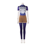 Cosplay Costume Tech Jacket Invincible 4(2026) TV Cosplay Tenue Bleue et Brune Femme