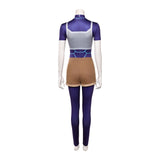 Cosplay Costume Tech Jacket Invincible 4(2026) TV Cosplay Tenue Bleue et Brune Femme