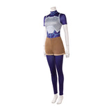 Cosplay Costume Tech Jacket Invincible 4(2026) TV Cosplay Tenue Bleue et Brune Femme