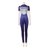 Cosplay Costume Tech Jacket Invincible 4(2026) TV Cosplay Tenue Bleue et Brune Femme