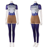 Cosplay Costume Tech Jacket Invincible 4(2026) TV Cosplay Tenue Bleue et Brune Femme