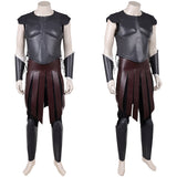 Cosplay Costume Telemachus The Odyssey(2026) Film Cosplay Tenue Noire de Cuir Homme