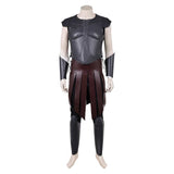 Cosplay Costume Telemachus The Odyssey(2026) Film Cosplay Tenue Noire de Cuir Homme