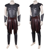 Cosplay Costume Telemachus The Odyssey(2026) Film Cosplay Tenue Noire de Cuir Homme