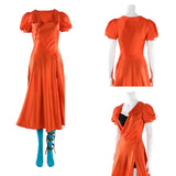 Cosplay Costume The Bride Frankenstein Film Cosplay Tenue Orange et Bleue Femme