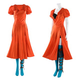 Cosplay Costume The Bride Frankenstein Film Cosplay Tenue Orange et Bleue Femme