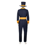 Cosplay Costume Ticketer The Freak Circus Jeu Cosplay Tenue Grise Homme