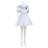 Cosplay Costume Tin Man Le Magicien d'Oz Film Cosplay Robe Argentée Femme