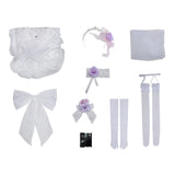 Cosplay Costume Tokisaki Kurumi Date a Live Anime Cosplay Robe de Mariée Blanche Femme