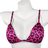 Cosplay Costume Tommy Lucia Caminos GTA(2026) Jeu Cosplay Maillot de Bain Bikini Rose à Imprimé Léopard Femme