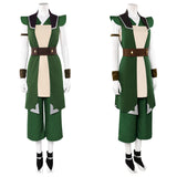 Cosplay Costume Toph Beifong Avatar Aang: The Last Airbender(2026) Film Cosplay Tenue Verte Femme
