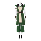 Cosplay Costume Toph Beifong Avatar Aang: The Last Airbender(2026) Film Cosplay Tenue Verte Femme