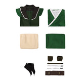 Cosplay Costume Toph Beifong Avatar Aang: The Last Airbender(2026) Film Cosplay Tenue Verte Femme