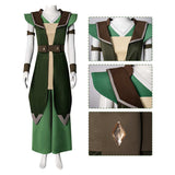 Cosplay Costume Toph Beifong Avatar Aang: The Last Airbender(2026) Film Cosplay Tenue Verte Femme Ver.3