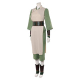 Cosplay Costume Toph Beifong Avatar: The Last Airbender 2(2026) TV Cosplay Tenue Beige et Verte Femme