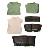 Cosplay Costume Toph Beifong Avatar: The Last Airbender 2(2026) TV Cosplay Tenue Beige et Verte Femme