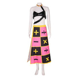Cosplay Costume Trish Una JJBA 7(2026) Anime Cosplay Tenue Rose Femme