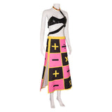 Cosplay Costume Trish Una JJBA 7(2026) Anime Cosplay Tenue Rose Femme