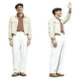 Cosplay Costume Truman Burbank The Truman Show(1998) Film Cosplay Tenue Beige Homme