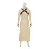 Cosplay Costume Tusken Raider La Guerre des Étoiles Film Cosplay Tenue Beige Homme