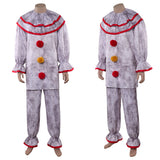 Cosplay Costume Twisty The Clown American Horror Story 13(2026) Tenue Blanche Homme