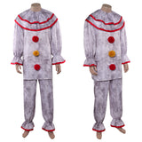Cosplay Costume Twisty The Clown American Horror Story 13(2026) Tenue Blanche Homme