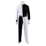 Cosplay Costume Two-Face Absolute Two-Face Manga Cosplay Tenue Blanche et Noire Homme