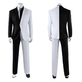 Cosplay Costume Two-Face Absolute Two-Face Manga Cosplay Tenue Blanche et Noire Homme