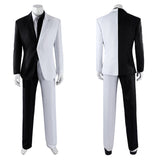 Cosplay Costume Two-Face Absolute Two-Face Manga Cosplay Tenue Blanche et Noire Homme