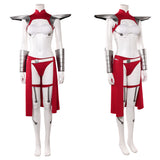 Cosplay Costume Universa Invincible 4(2026) TV Cosplay Tenue Rouge et Blanche Femme