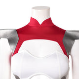Cosplay Costume Universa Invincible 4(2026) TV Cosplay Tenue Rouge et Blanche Femme