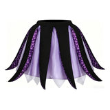 Cosplay Costume Ursula La Petite Sirène Film Cosplay Jupe Violette Femme