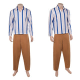 Cosplay Costume Usopp One Piece Live Action 2(2026) TV Cosplay Tenue Rayée Homme