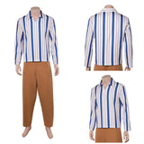 Cosplay Costume Usopp One Piece Live Action 2(2026) TV Cosplay Tenue Rayée Homme