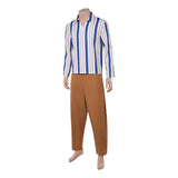 Cosplay Costume Usopp One Piece Live Action 2(2026) TV Cosplay Tenue Rayée Homme