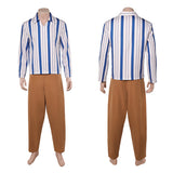 Cosplay Costume Usopp One Piece Live Action 2(2026) TV Cosplay Tenue Rayée Homme