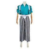 Cosplay Costume Usopp One Piece Wano Country Arc Anime Cosplay Tenue Bleue Homme