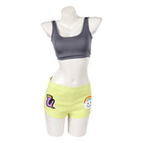 Cosplay Costume Uta One Piece: Heroines(2026) Anime Cosplay Tenue Grise et Jaune Femme