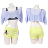 Cosplay Costume Uta One Piece: Heroines(2026) Anime Cosplay Tenue Grise et Jaune Femme
