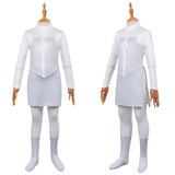 Cosplay Costume Viltrumite Anissa Invincible 4(2026) TV Cosplay Combinaison Blanche Enfant
